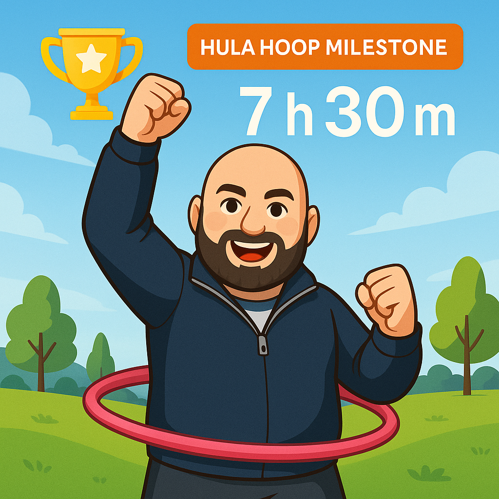 7.5 Hour Hula Milestone